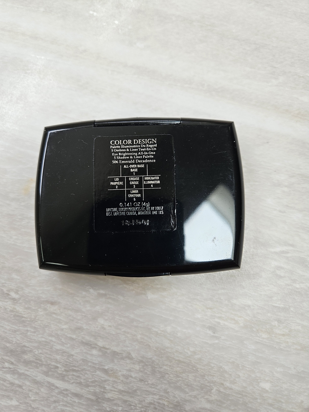 Lancôme Color Design 5 Eyeshadow Palette — Green, Pink & Silver Tones...Never Wo - Picture 5 of 7